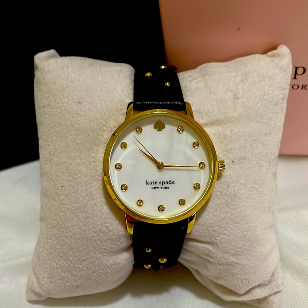 Black and Gold Kate Spade Watch